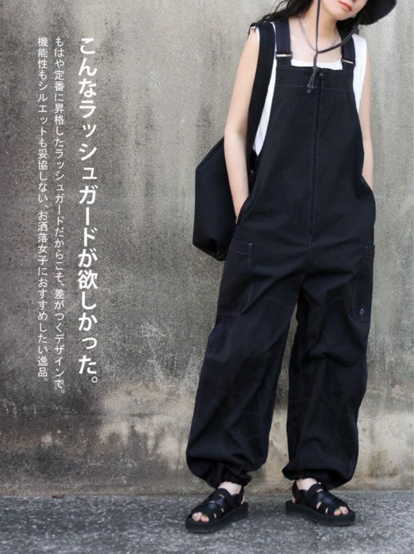 ⭐️新品⭐️antiqua アンティカ　ラッシュガード　サロペット　水陸両用　XL