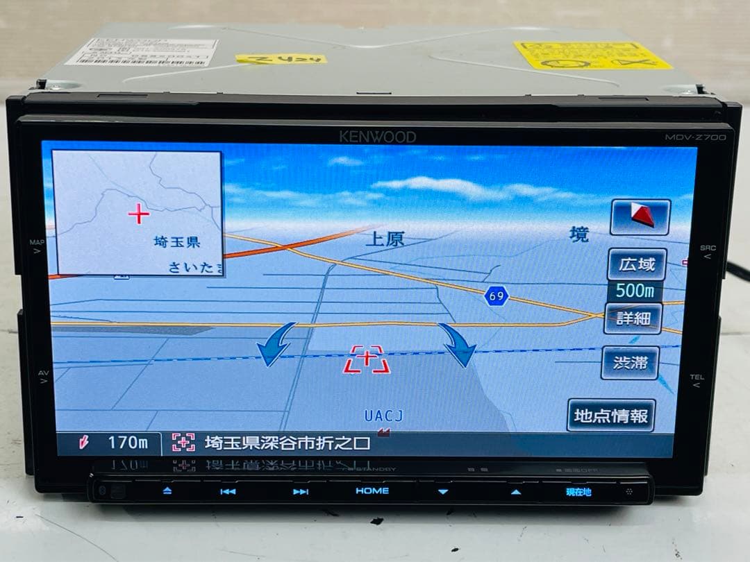 KENWOOD MDV-Z700 ColorSpeedナビゲーションシステム