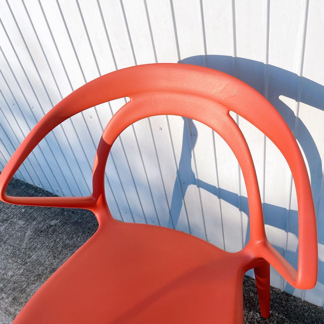 【未使用品】CHERRY エルパソ ダイニングチェア レッド 2脚セット①