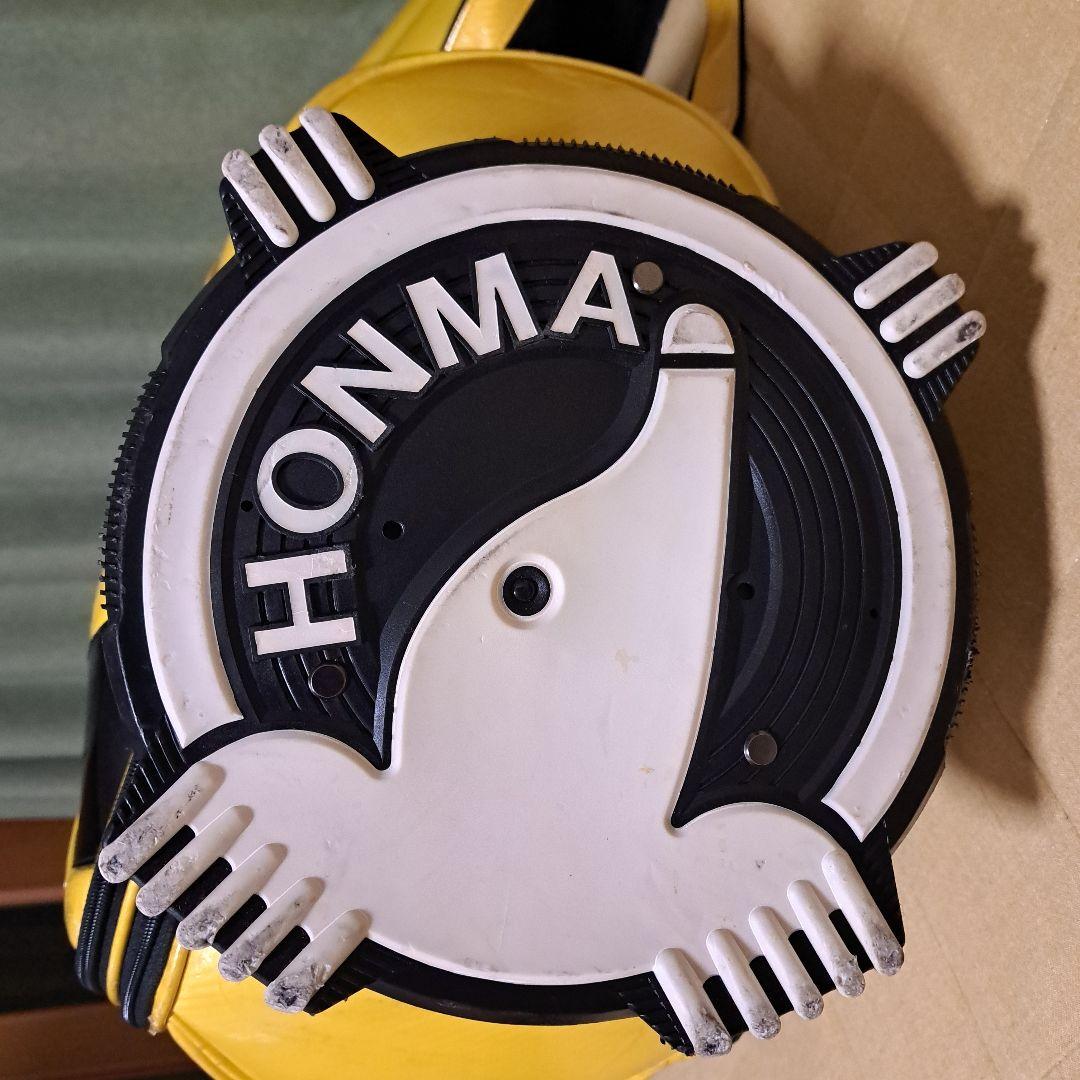 HONMA本格3点式ツアーキャディバッグ。フード付き。9.5インチ。