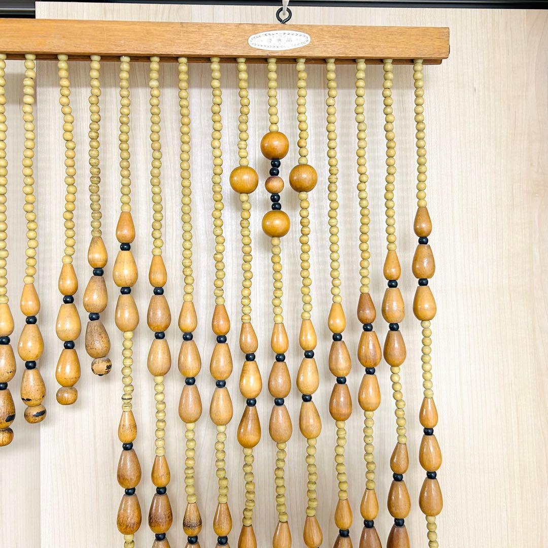 幅85cm×高さ80cm 珠のれん 珠暖簾 エスニック アーチ型 珠すだれ