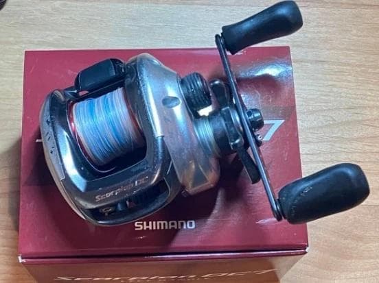Shimano Scorpion DC7 ベイトリール 左ハンドル e162