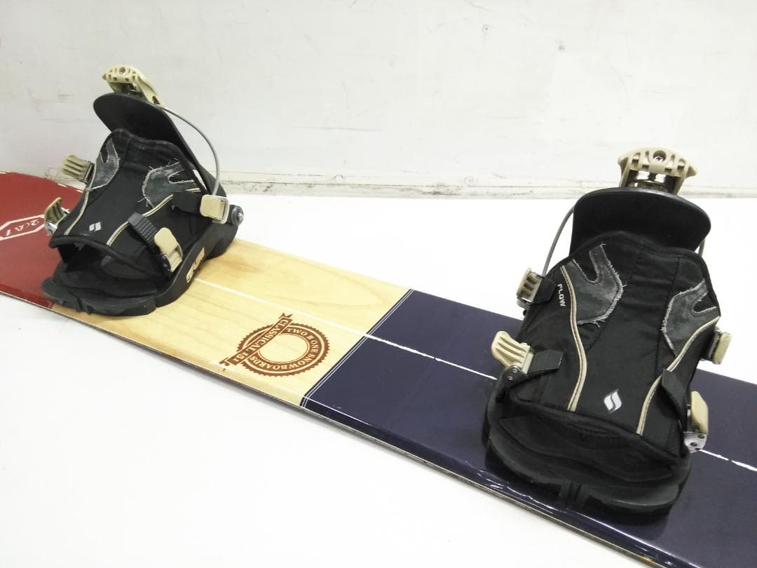 メンズスノーボード3点セット TWO B ONE151 + FLOWビンMサイズ