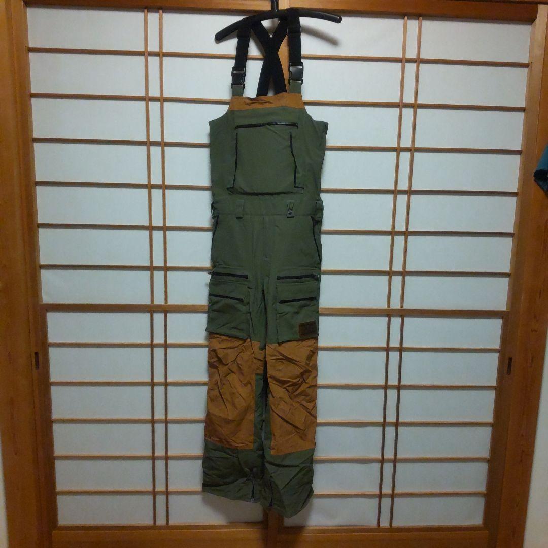 Analog gore tex オリーブグリーン サロペット ウェア(女性用)