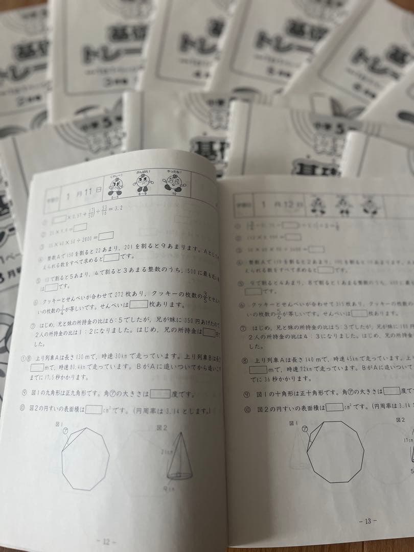 サピックス　算数　基礎力トレーニング　5年生