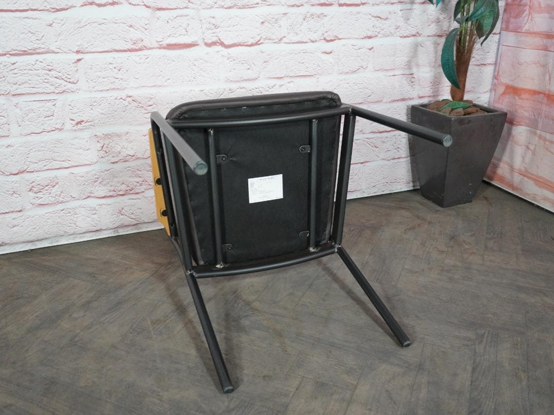 unico/ウニコ HOXTON/ホクストン アームダイニングチェア ブラウンa