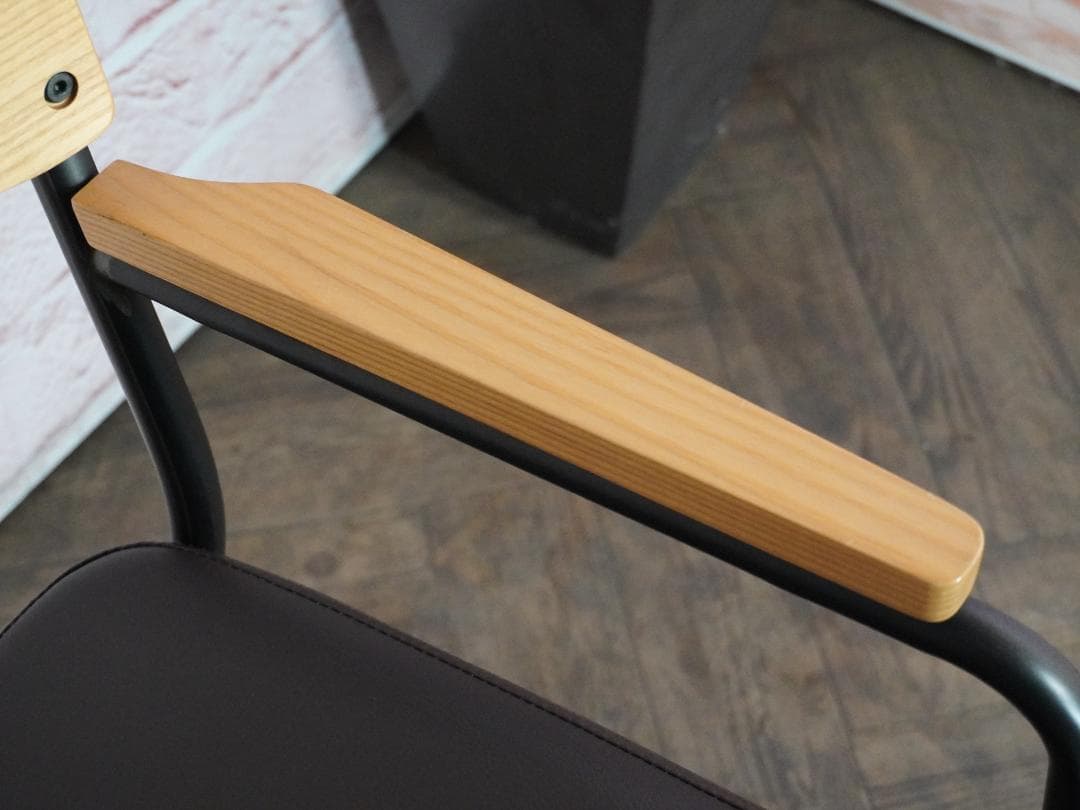 unico/ウニコ HOXTON/ホクストン アームダイニングチェア ブラウンa