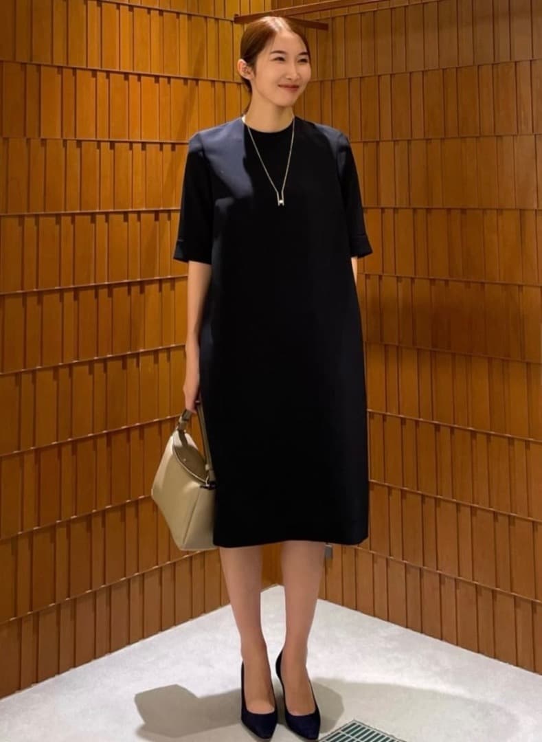 美品！Ballsey ボールジィ ドライダブルクロス Iラインワンピース