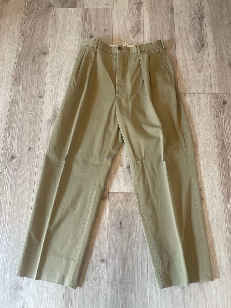 NEAT wide チノパン 46 ベージュ