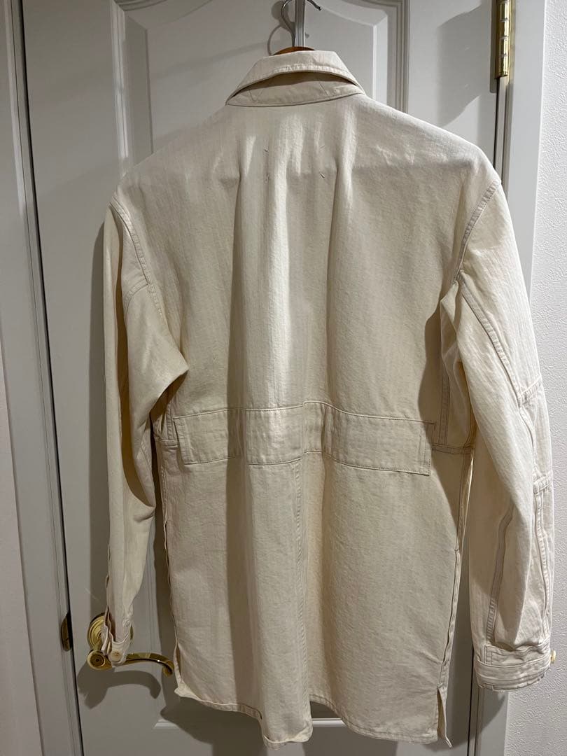 【美品】Maison Margiela ミリタリージャケット　アイボリー