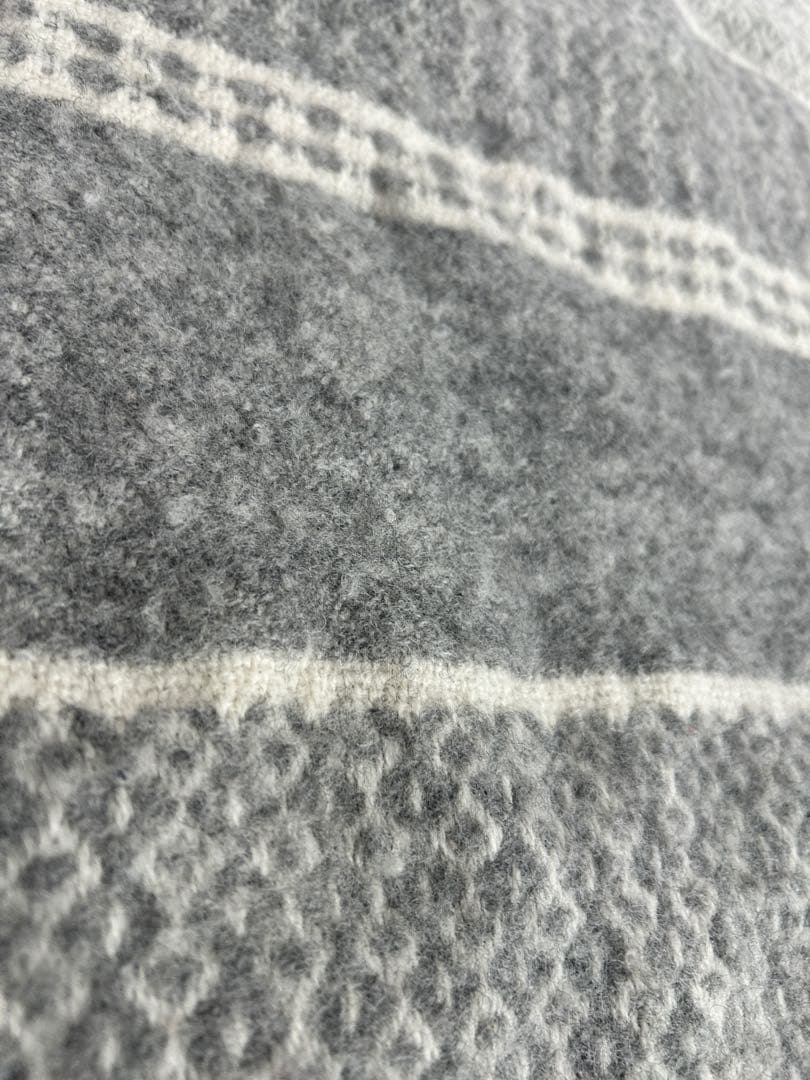 KLIPPAN（クリッパン）　ウールスロー　キルト　ライトグレー