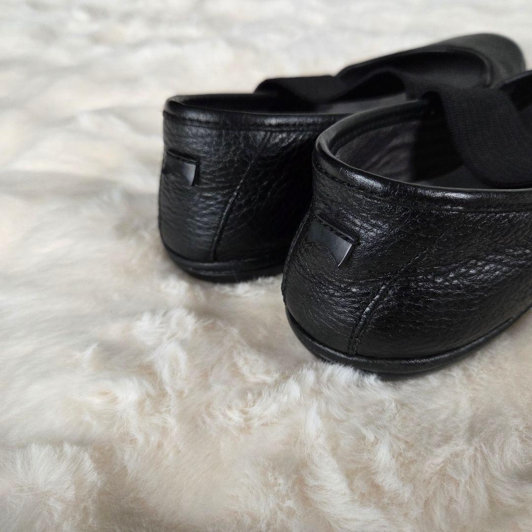 カンペール　CAMPER　バレエシューズ　黒 ストラップ　フラットシューズ　24