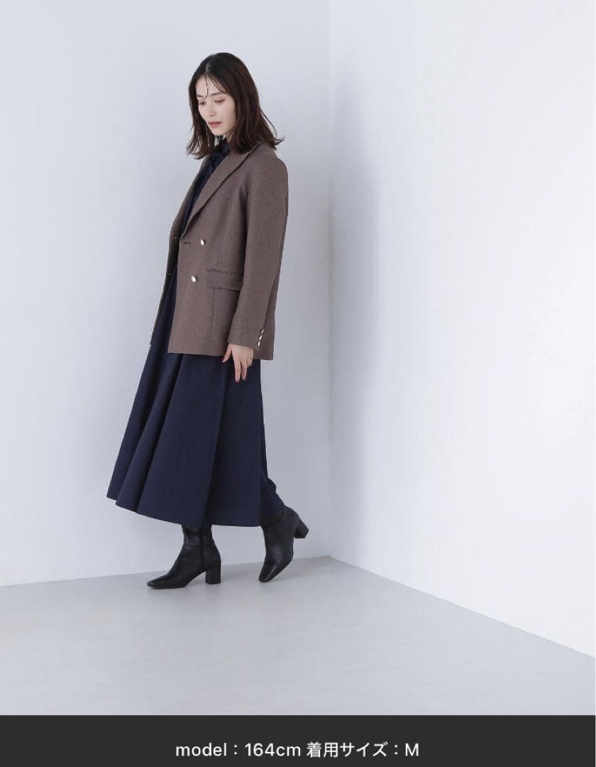 NATURAL BEAUTY BASIC ダブルブレストボクシージャケットII