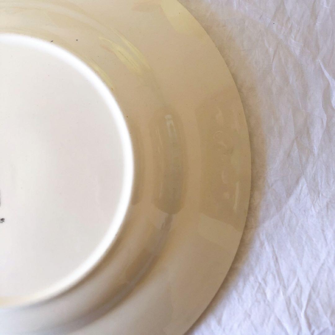 ディゴワンサルグミンヌ バスク柄デイナープレート C フランスアンティーク食器