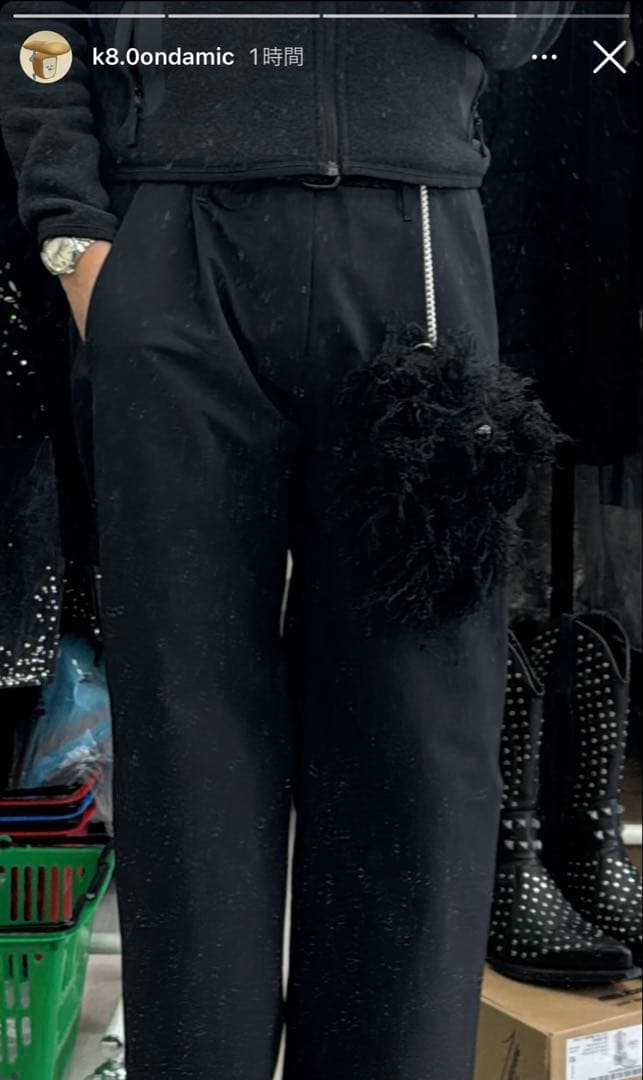 23aw Vaquera テディベア キーリング キーチェーン