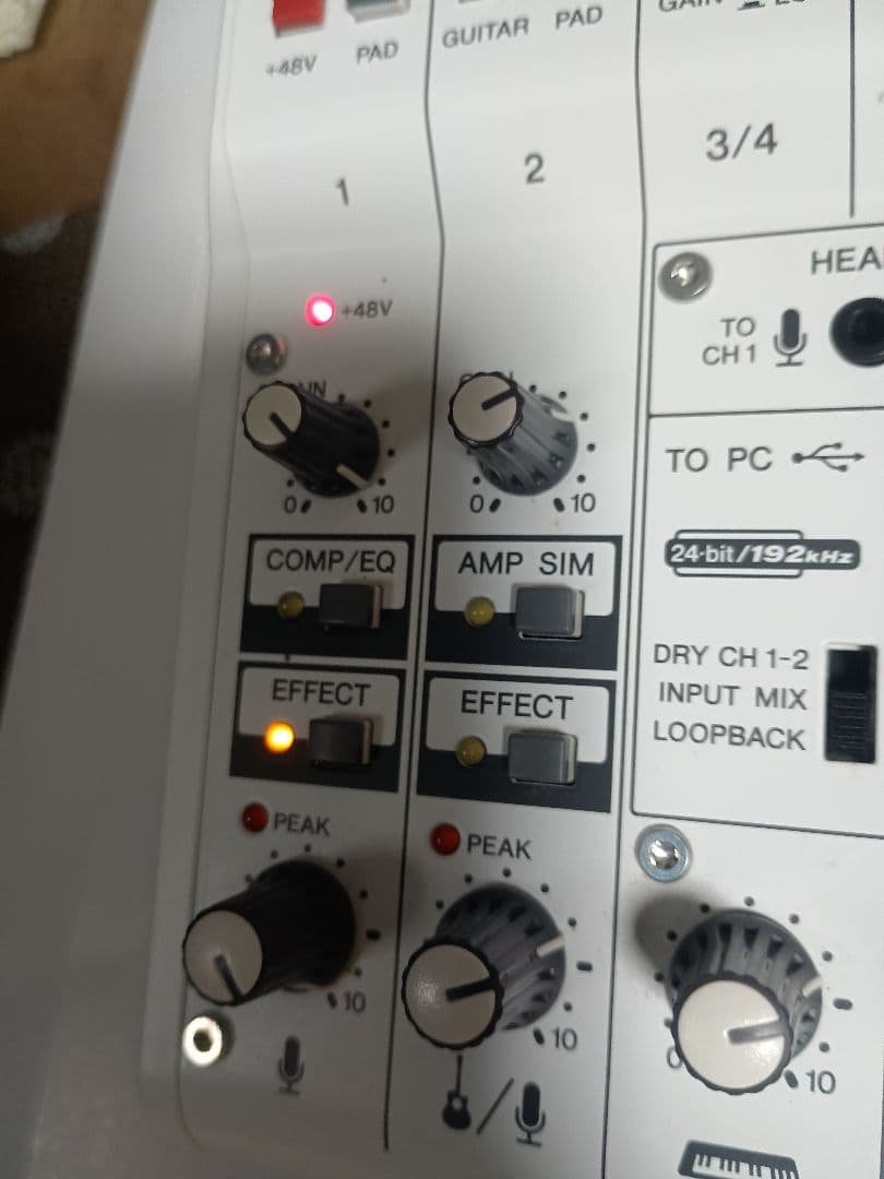 注意　北の大地さま専用　YAMAHA　AG06セット（マイク、ヘッドホン付き）