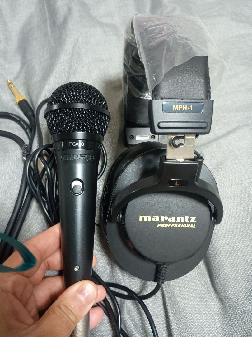 注意　北の大地さま専用　YAMAHA　AG06セット（マイク、ヘッドホン付き）