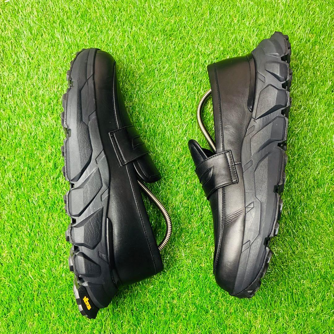 【極美品】BEAMS スニーカーローファー レザー 本革 厚底 43(27)