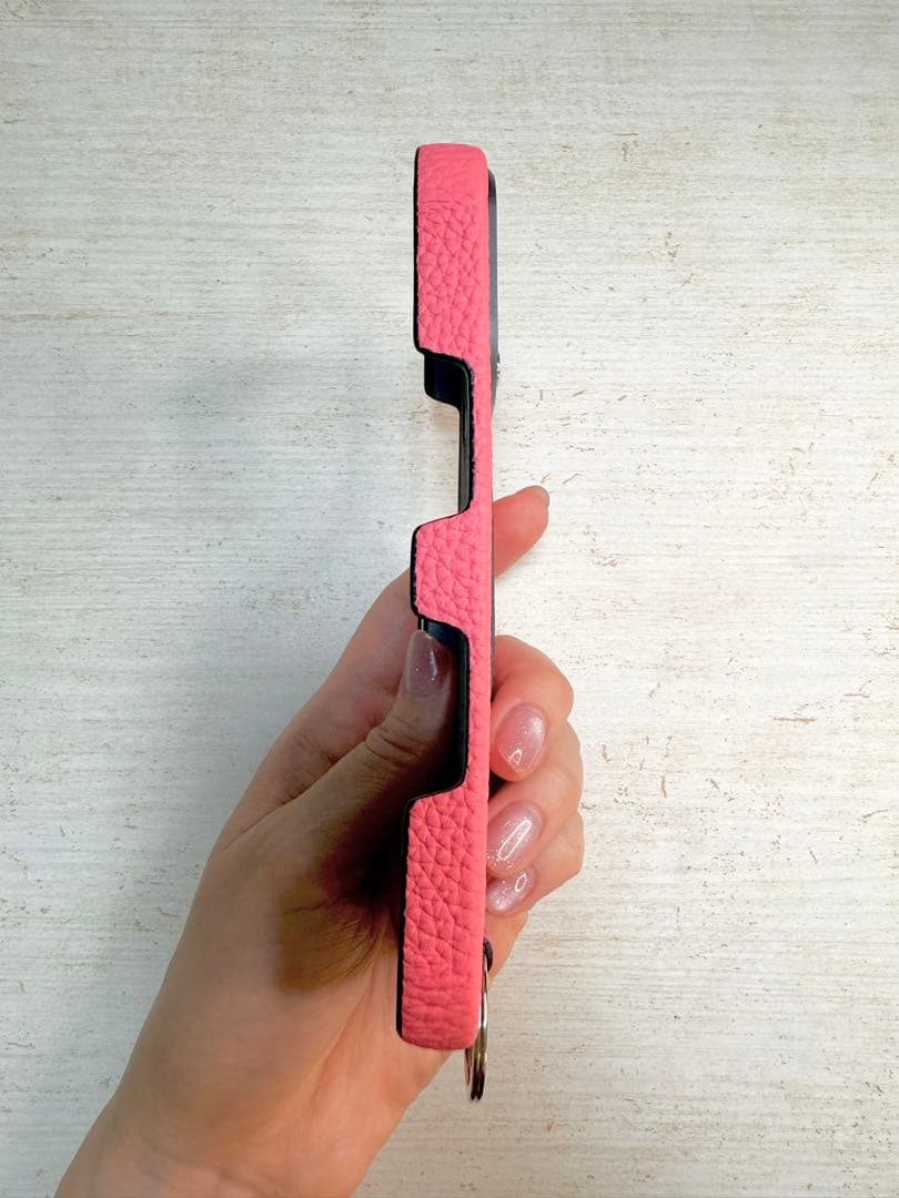 【iPhone16Pro】BONALENTURA iPhoneケース/ピンク