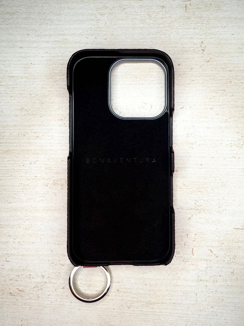 【iPhone16Pro】BONALENTURA iPhoneケース/ピンク