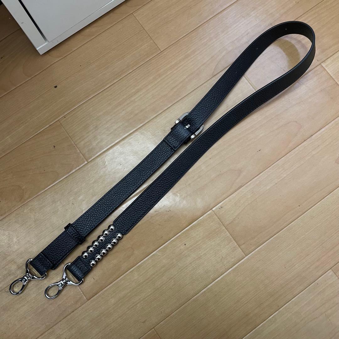 ear PAPILLONNER 2WAY スタッズボストンバッグ ブラック 本革