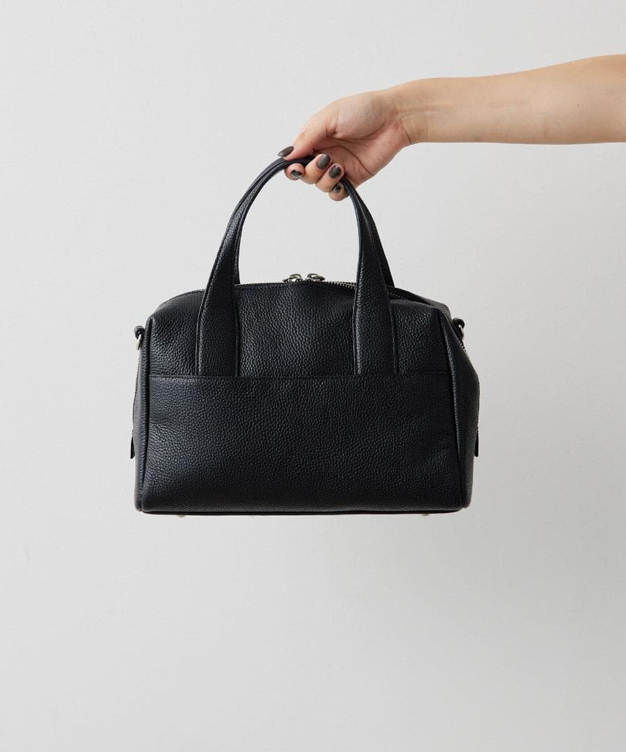 ear PAPILLONNER 2WAY スタッズボストンバッグ ブラック 本革