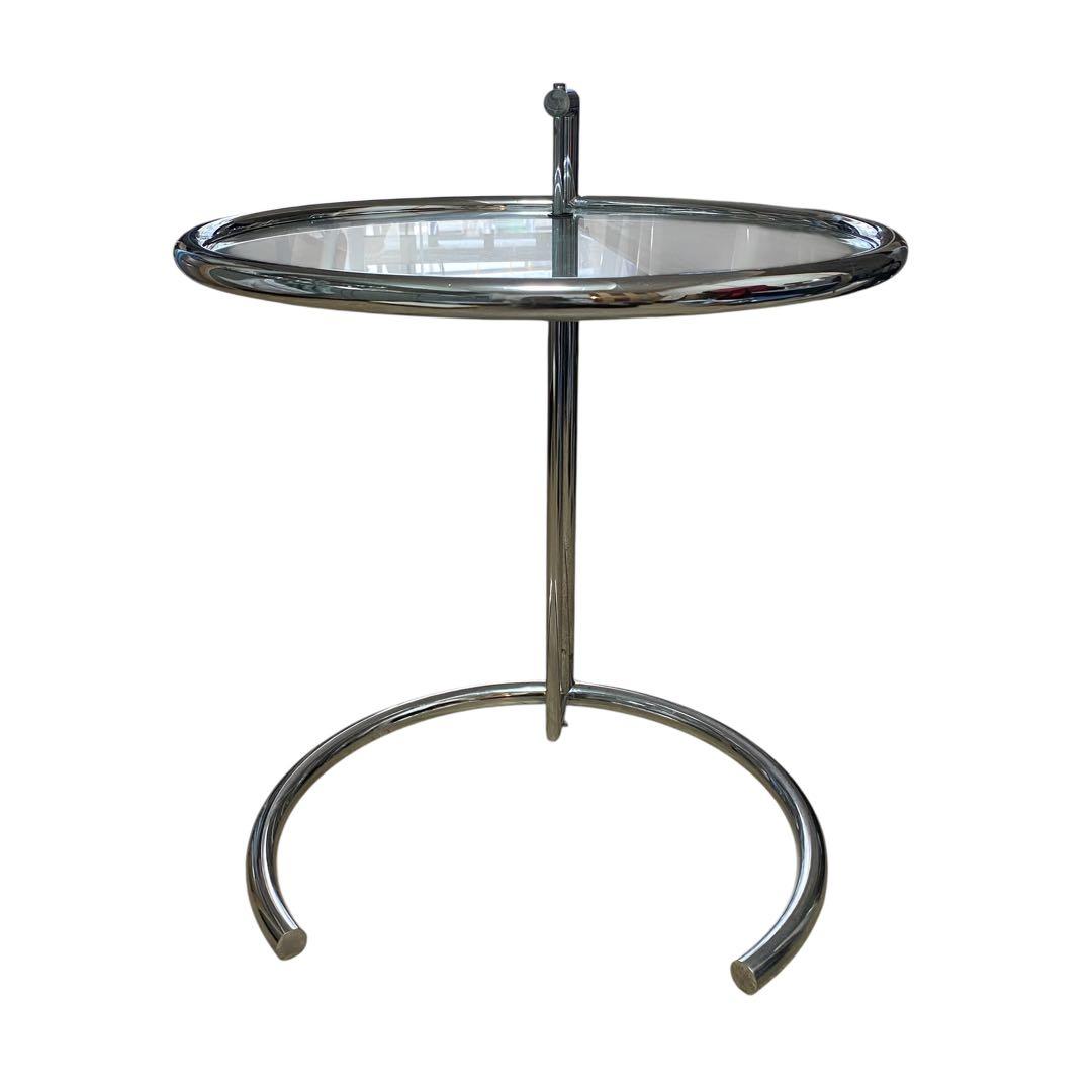 【良品】EileenGray アイリーングレイ リプロ品 アジャスタブルテーブル
