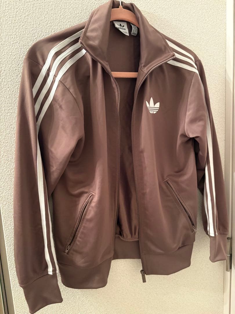 adidas snidelブラウン ストライプ ジャージ XS