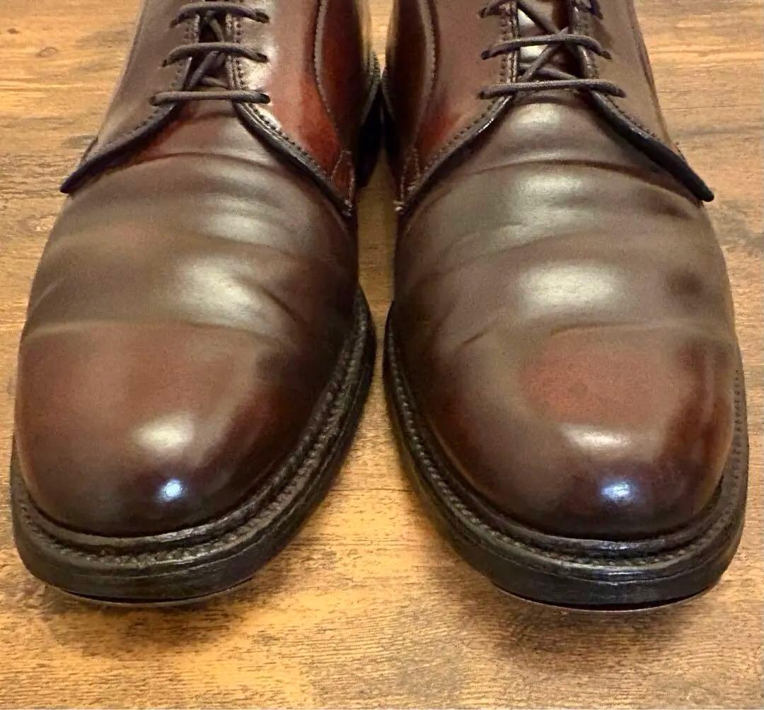 【最終値下げ】 Alden 990 コードバン プレーントゥ ブラウン 9D