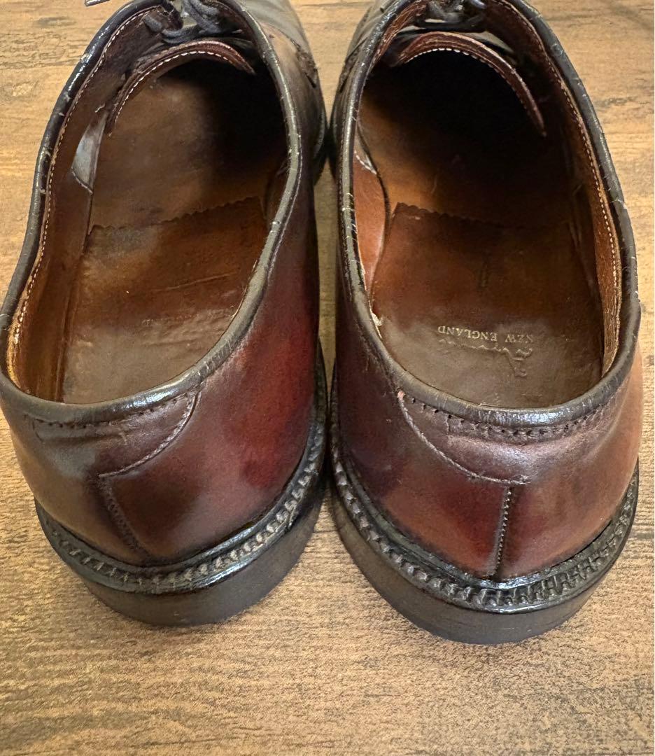 【最終値下げ】 Alden 990 コードバン プレーントゥ ブラウン 9D