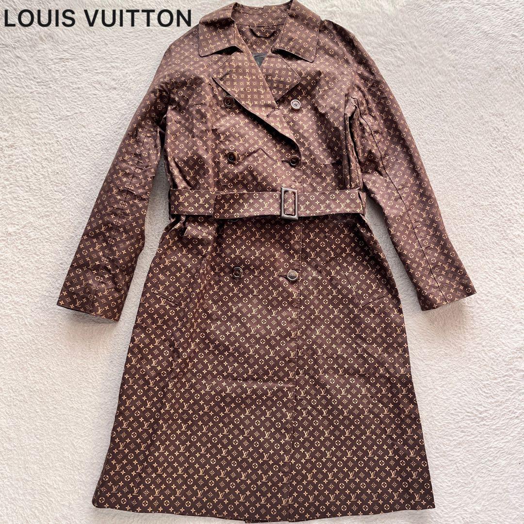希少✨ルイヴィトン トレンチコート ゴム引コート マッキントッシュ モノグラム