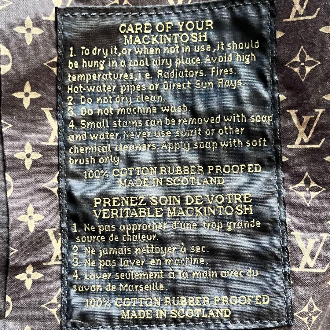 希少✨ルイヴィトン トレンチコート ゴム引コート マッキントッシュ モノグラム