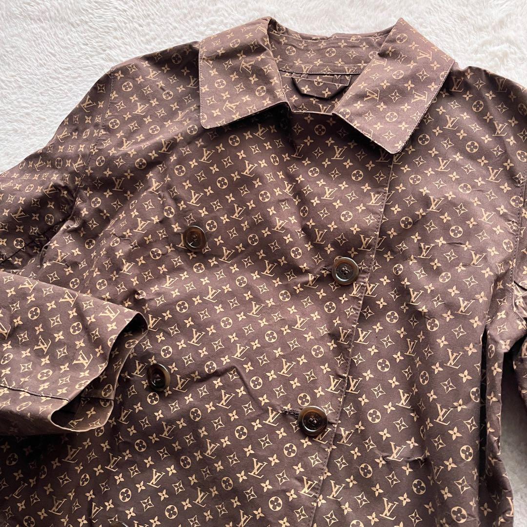 希少✨ルイヴィトン トレンチコート ゴム引コート マッキントッシュ モノグラム