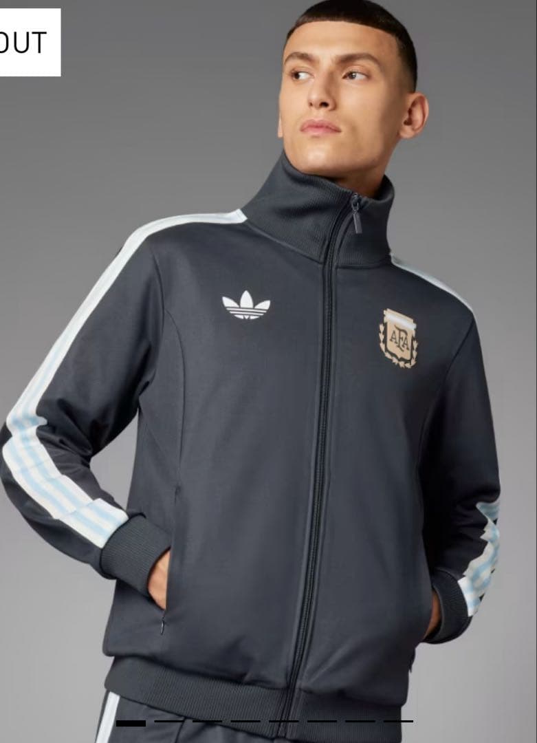 アディダス アルゼンチン代表 OGベッケンバウアートラックトップLサイズ