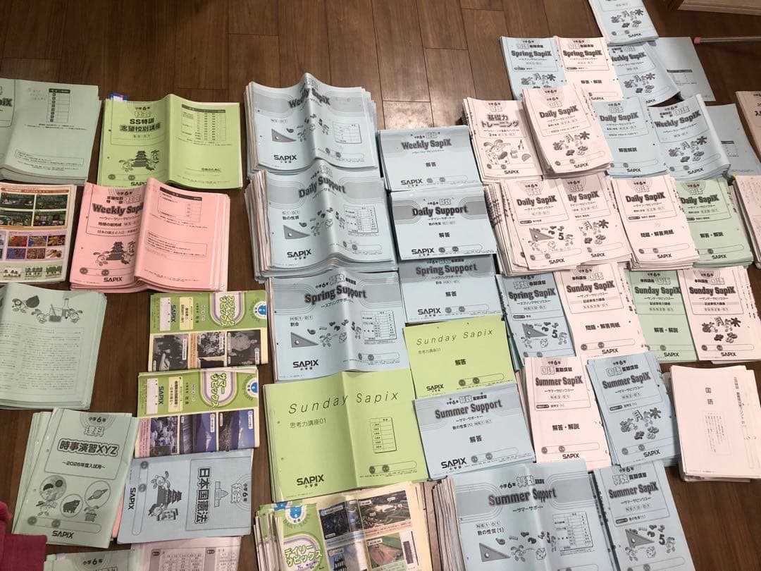 SAPIX 2025年度　6年生　1年間分