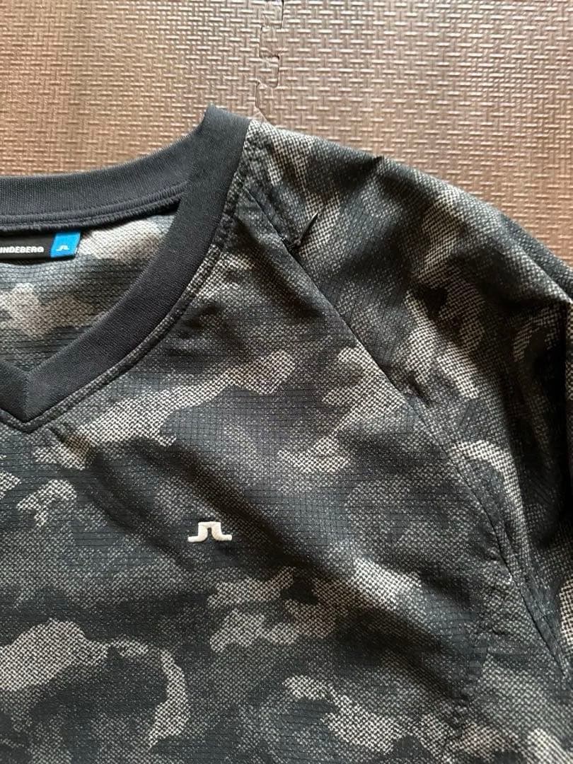 迷彩柄 Vネックセーター JLロゴ