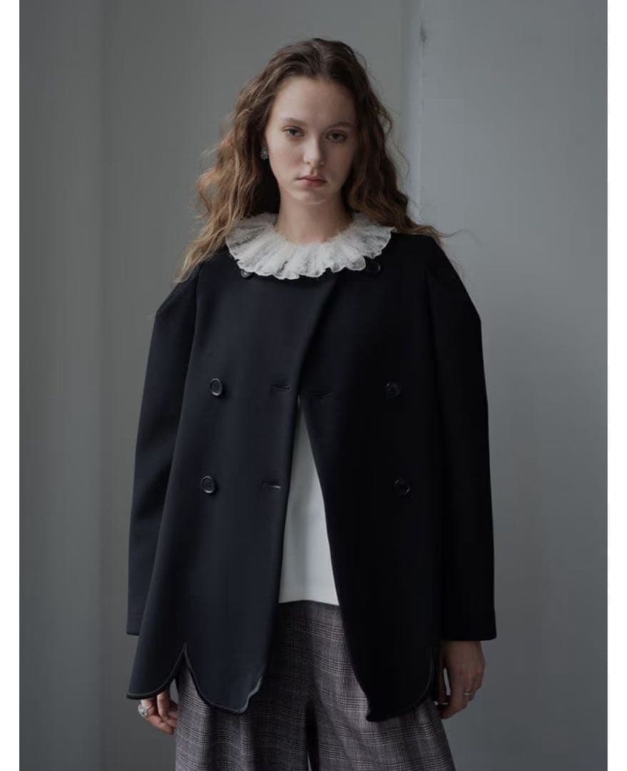 TRÊFLE+1 トレフルプラスワン　スカラップジャケット 01サイズ