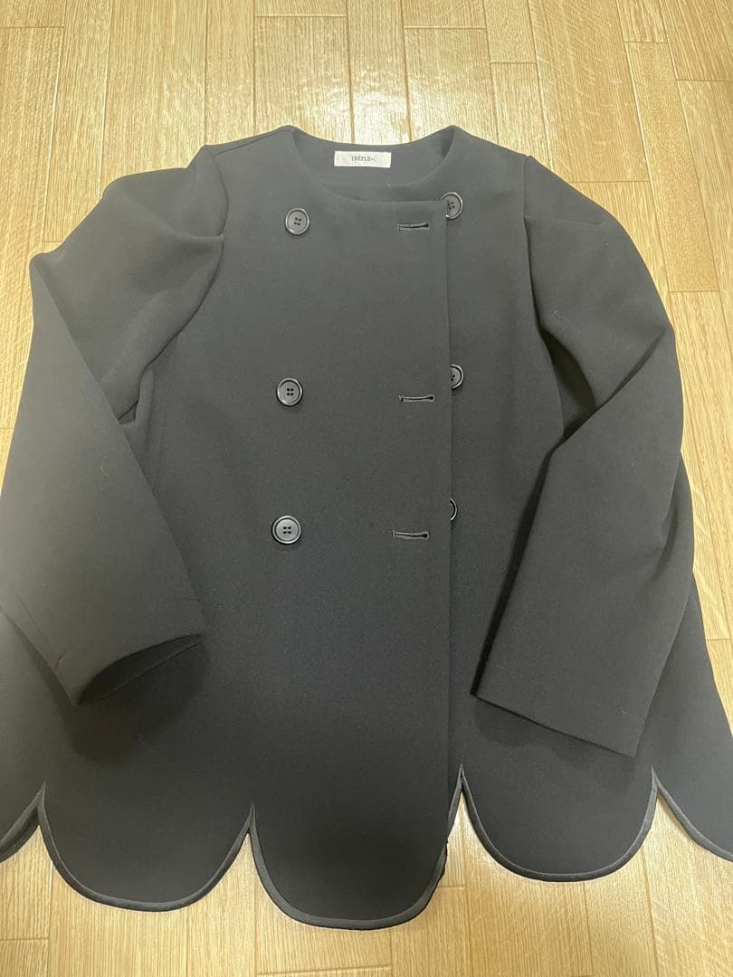 TRÊFLE+1 トレフルプラスワン　スカラップジャケット 01サイズ