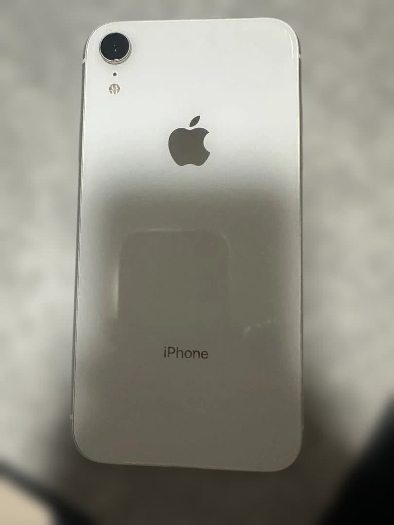 【美品】iPhone XR 64GB ホワイト SIMフリー
