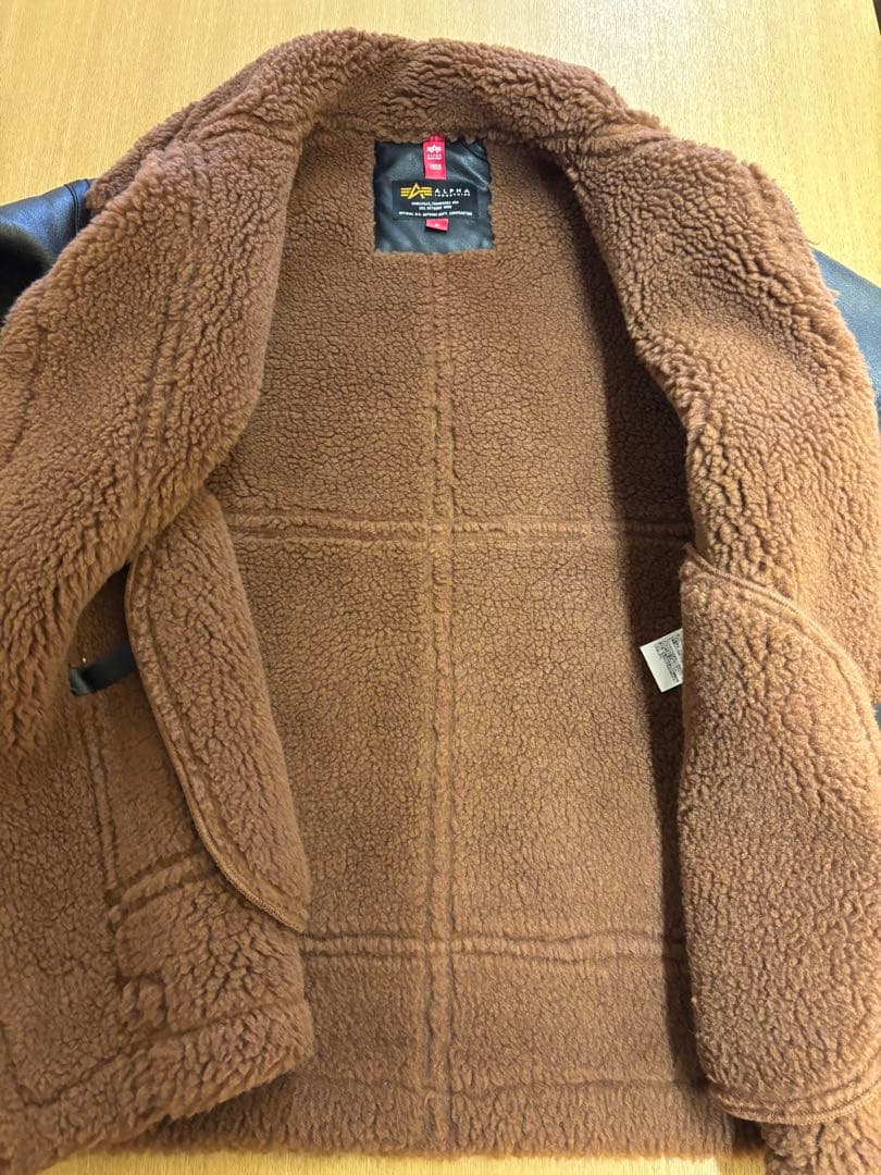 ALPHA INDUSTRIES ムートンジャケット M 美品