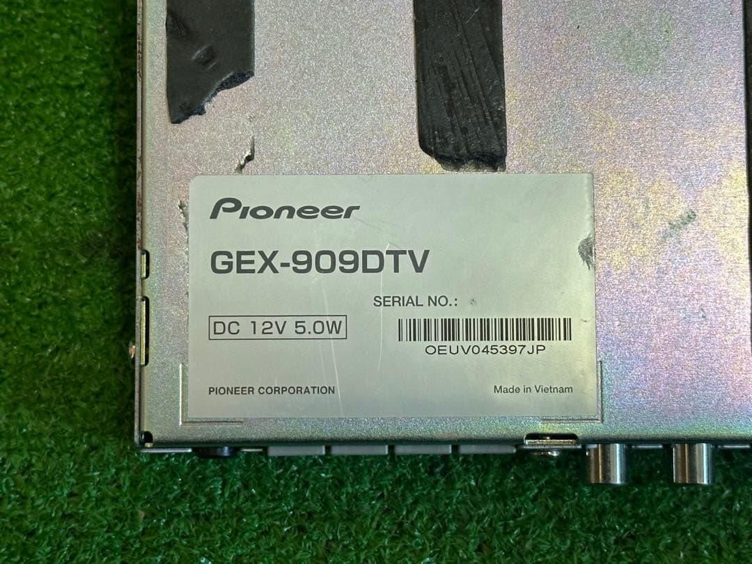 パイオニア GEX-909DTV 4x4 フルセグ地上デジタルチューナーユニット