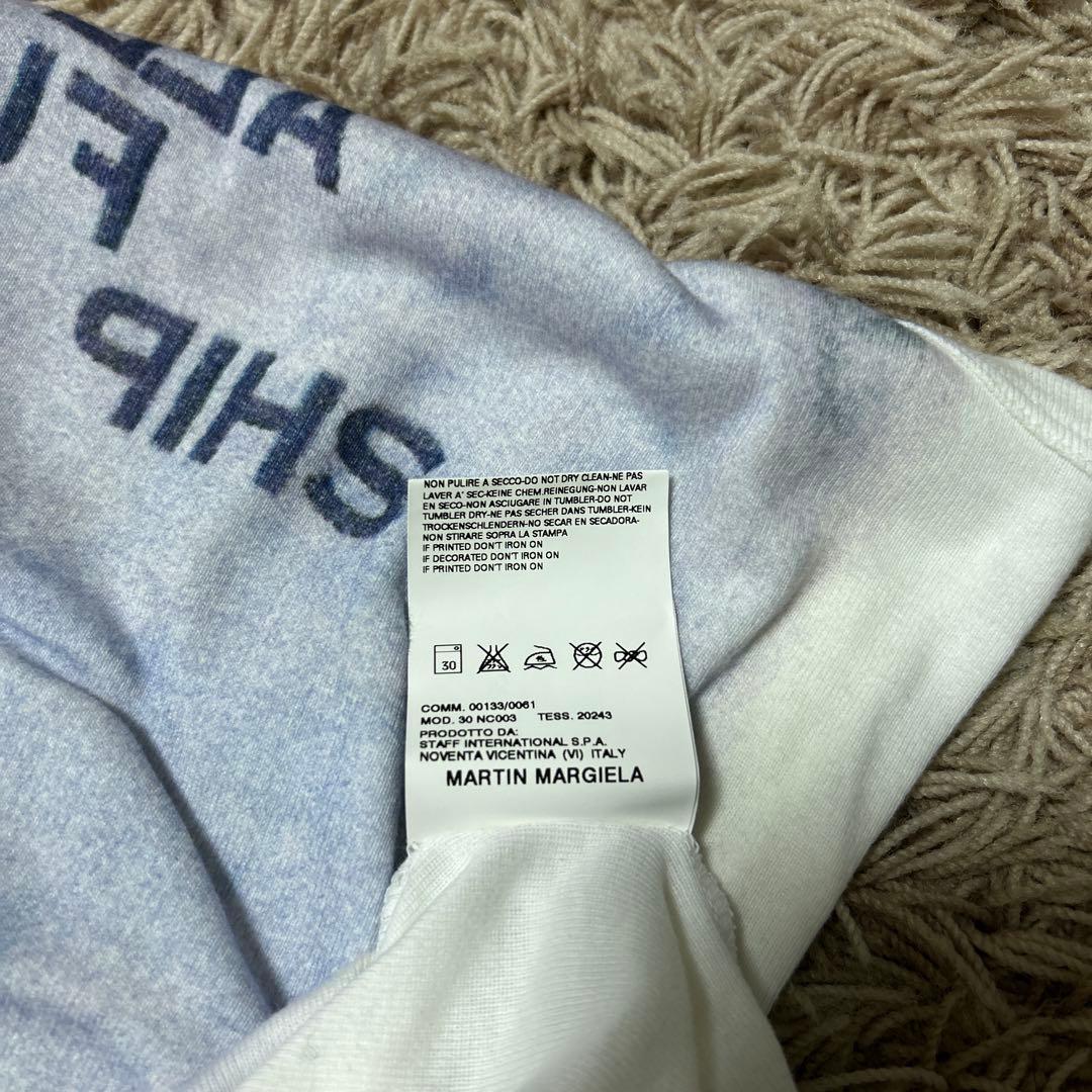 B*】様 Martan Malgera ホワイト プリント タンクトップ