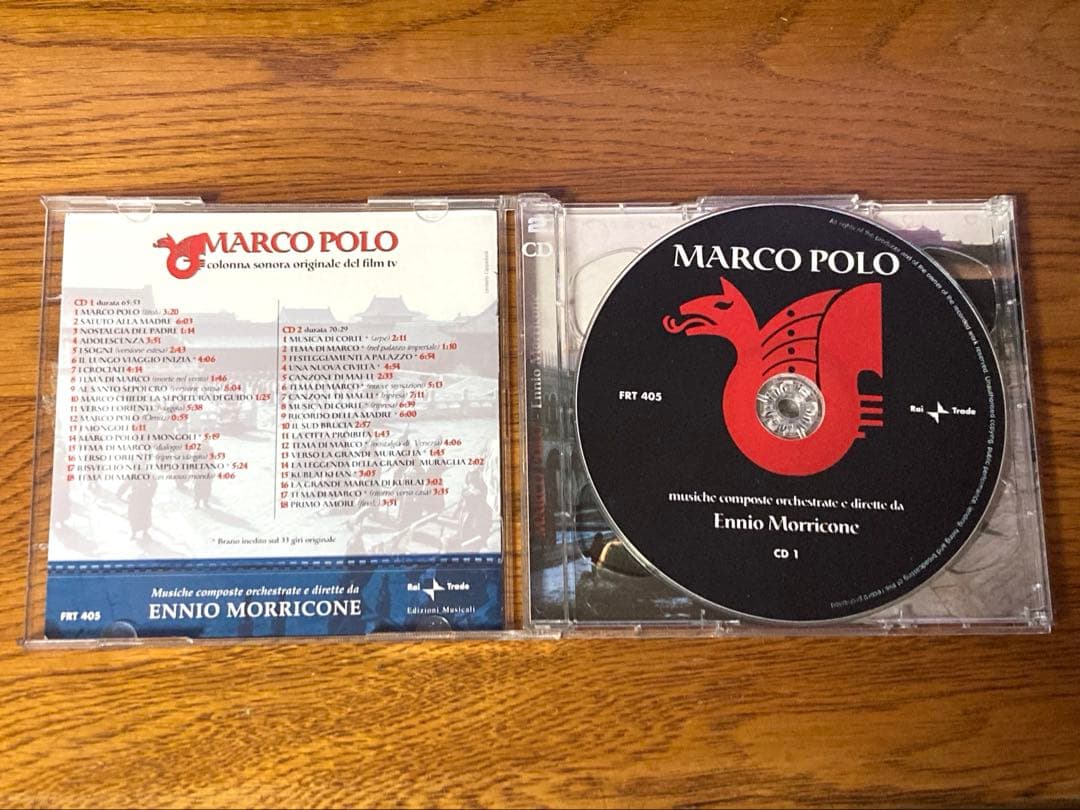 Marco Polo マルコ・ポーロ エンニオ・モリコーネ 2枚組 CD
