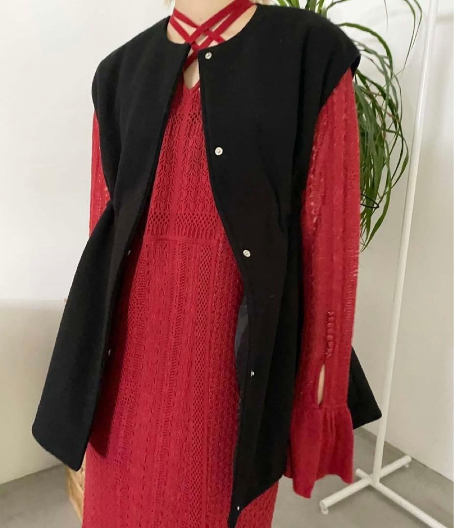 ジャケット・アウター ameri vintage UND LAYERED STADIUM JUMPER