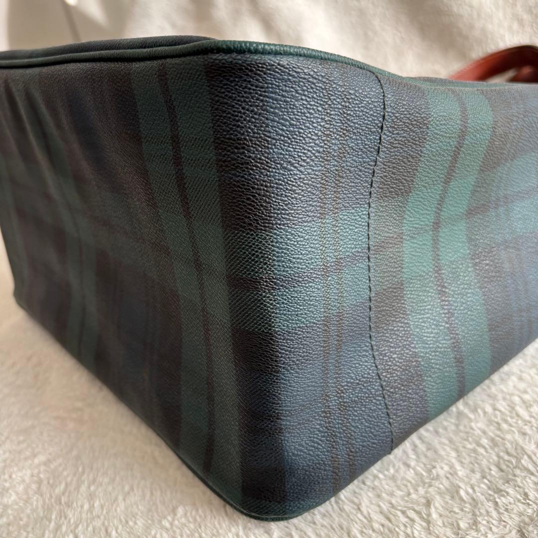 ✨️美品 ポロラルフローレン トートバッグ PVCレザー グリーン ヴィンテージ