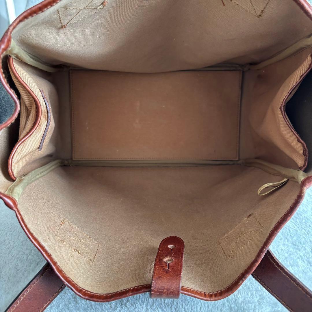 ✨️美品 ポロラルフローレン トートバッグ PVCレザー グリーン ヴィンテージ