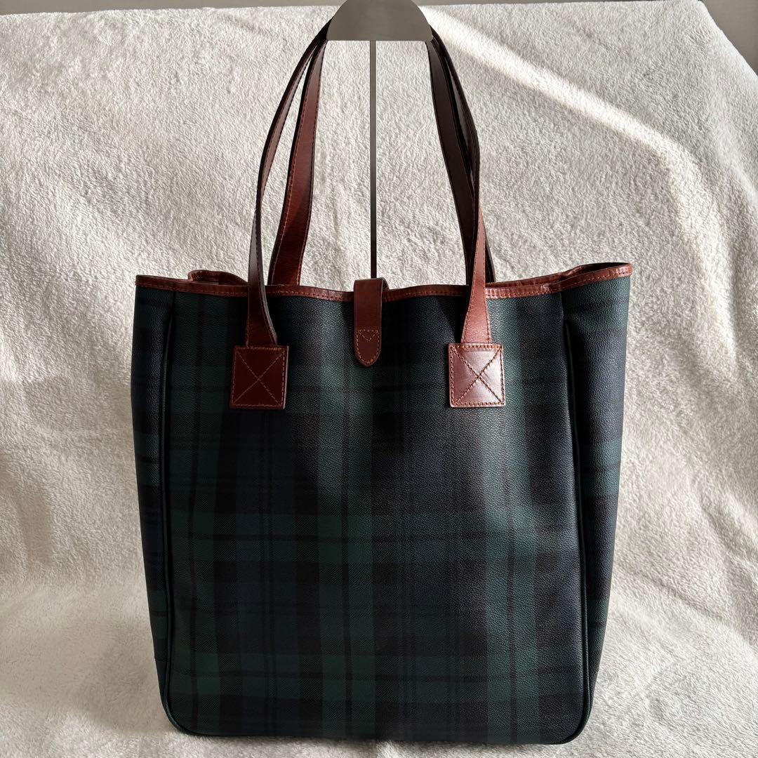 ✨️美品 ポロラルフローレン トートバッグ PVCレザー グリーン ヴィンテージ