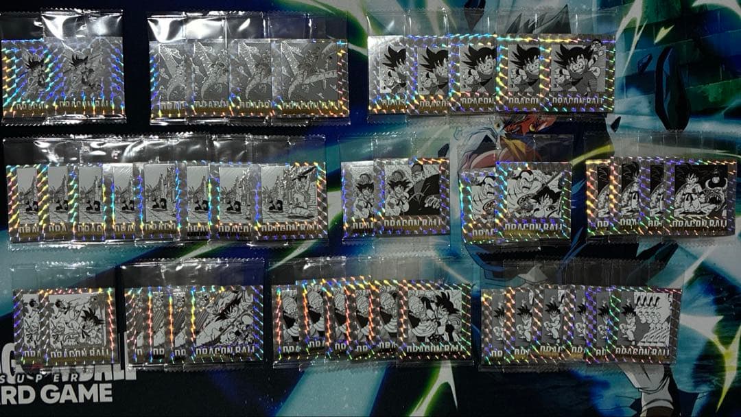 ドラゴンボール 40周年記念 オリジナルイラストレーション シール ウエハース①