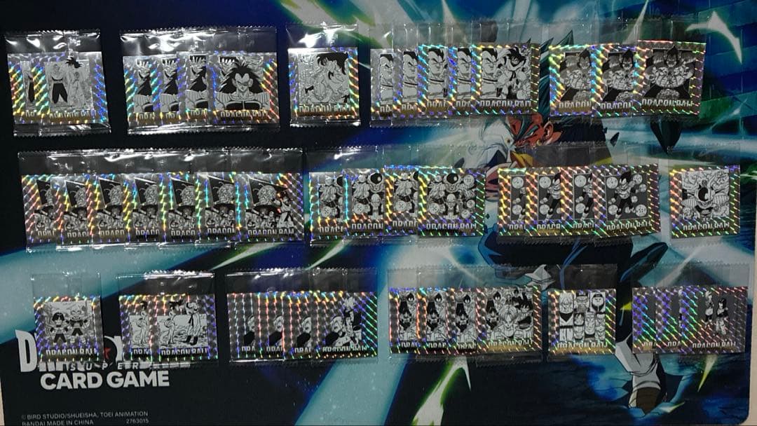 ドラゴンボール 40周年記念 オリジナルイラストレーション シール ウエハース①