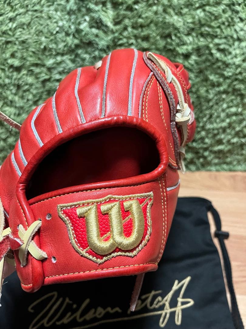 ウィルソンスタッフ 硬式外野手用グラブ 99型 Eオレンジ×キャメル